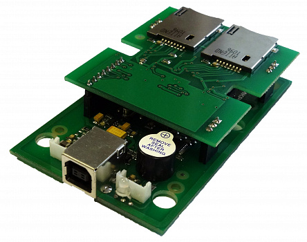 Встраиваемый RFID считыватель Mifare/ICode/NFC с USB, RS232 интерфейсами, поддержкой 4 SAM модулей типа AV2, AV3 изображение 0