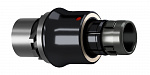 Соединитель цилиндрический кабельный Защёлка Push-Pull, серии AMC , 8 контактов, штырь, пайка на провод, IP6K8 / IP6K9K, Ethernet 1 Gbit/s