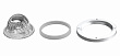 Одиночная линза c алюминиевым холдером и силиконовой прокладкой, круглая, 37 диаграмма, Боросиликатное стекло, IP, 78*78*45, 2 мм превью 0
